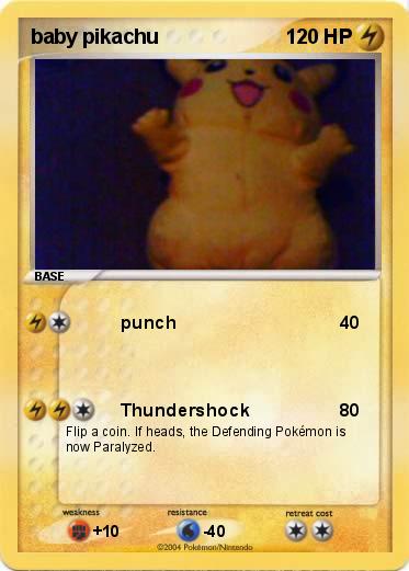 Pokemon baby pikachu