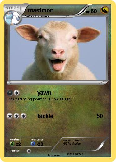 Pokemon mastmon