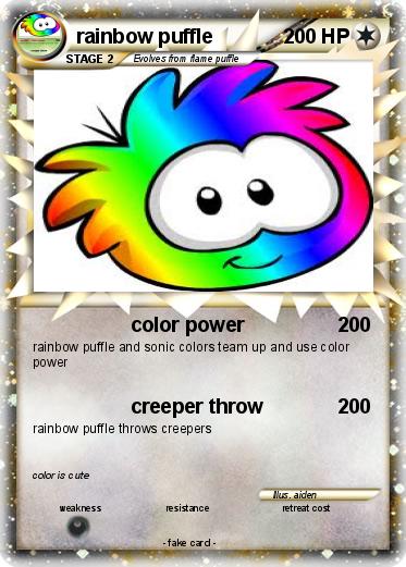 Pokemon rainbow puffle