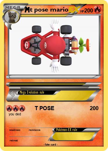 Pokemon t pose mario