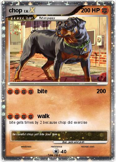 Pokemon chop