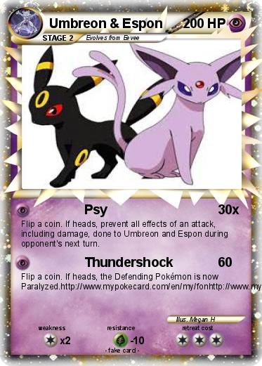 Pokemon Umbreon & Espon