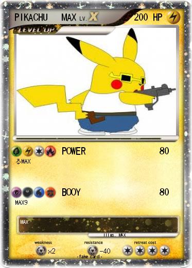 Pokemon PIKACHU   MAX