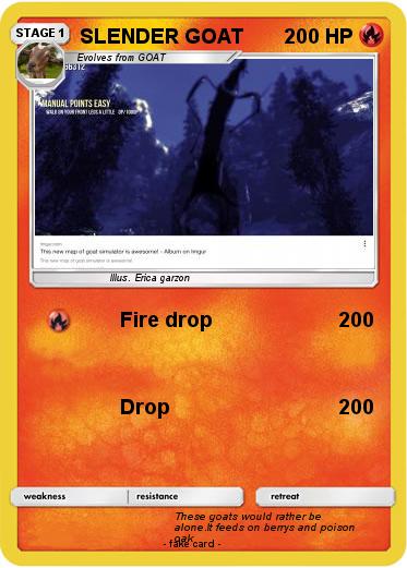 Pokemon SLENDER GOAT