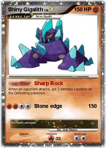 Pokemon Shiny Gigalith