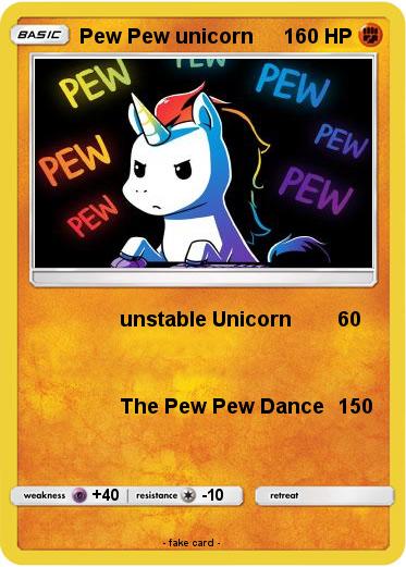 Pokemon Pew Pew unicorn
