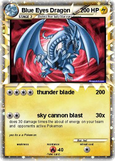 Pokemon Blue Eyes Dragon