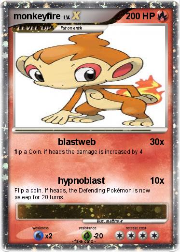 Pokemon monkeyfire