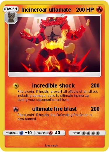 Pokemon Incineroar ultamate