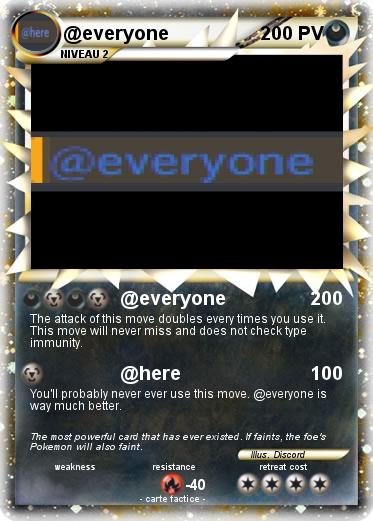 Pokemon @everyone