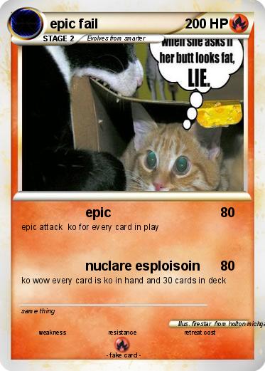 Pokemon epic fail