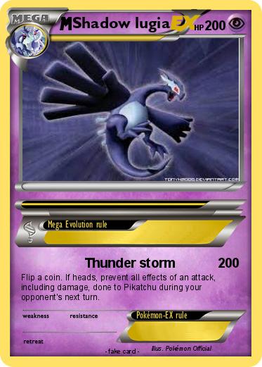 Pokemon Shadow lugia