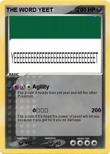 Pokemon THE WORD YEET