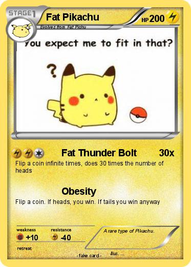 Pokemon Fat Pikachu