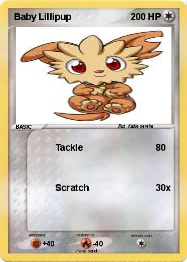 Pokemon Baby Lillipup