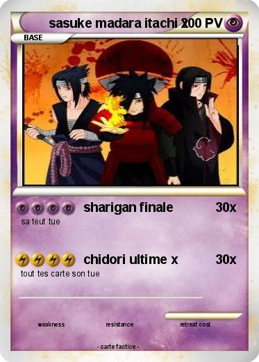 Pokemon sasuke madara itachi x