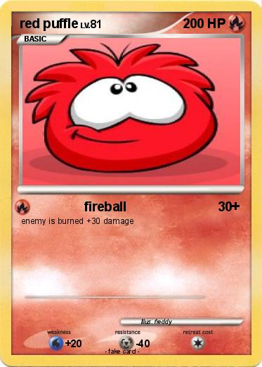 Pokemon red puffle