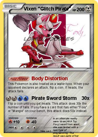 Pokemon Vixen "Glitch Pirate"