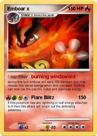 Pokemon Emboar x