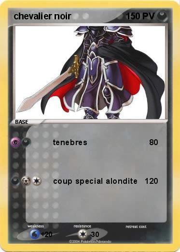 Pokemon chevalier noir