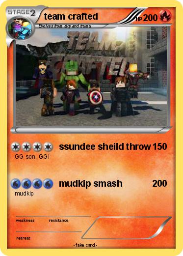 Pokemon team crafted