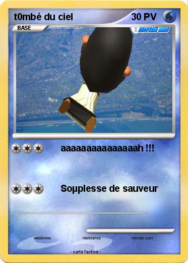 Pokemon t0mbé du ciel