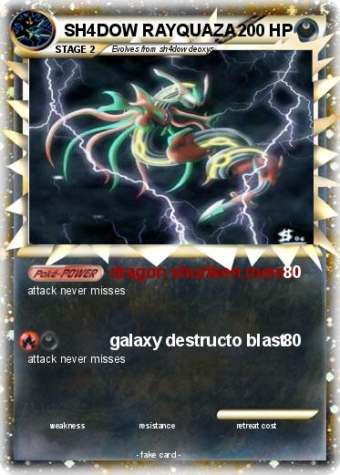 Pokemon SH4DOW RAYQUAZA