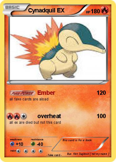 Pokemon Cynadquil EX