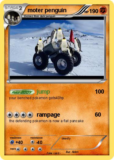 Pokemon moter penguin