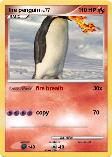 Pokemon fire penguin
