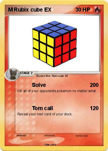 Pokemon M Rubix cube EX
