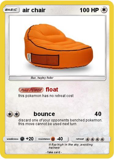 Pokemon air chair