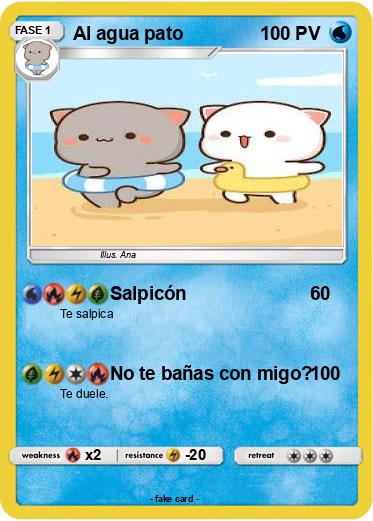 Pokemon Al agua pato