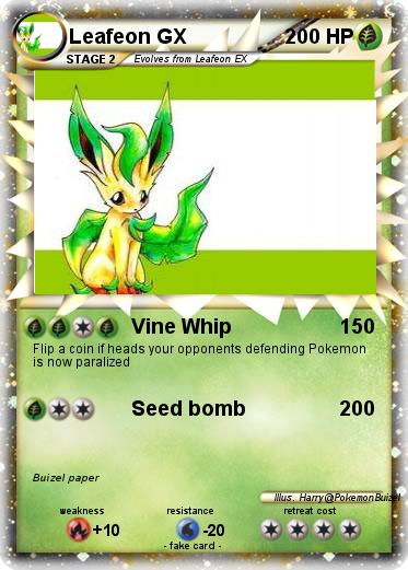 Pokemon Leafeon GX