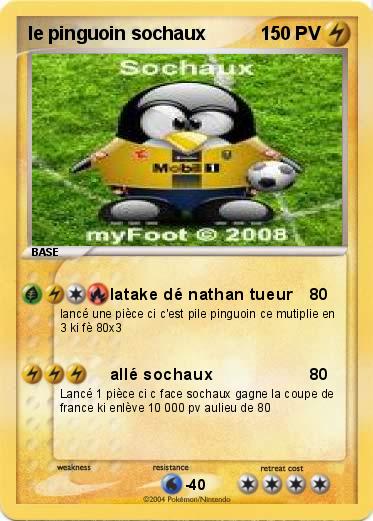 Pokemon le pinguoin sochaux