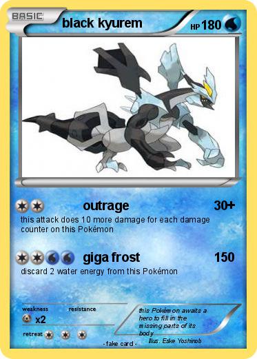 Pokemon black kyurem