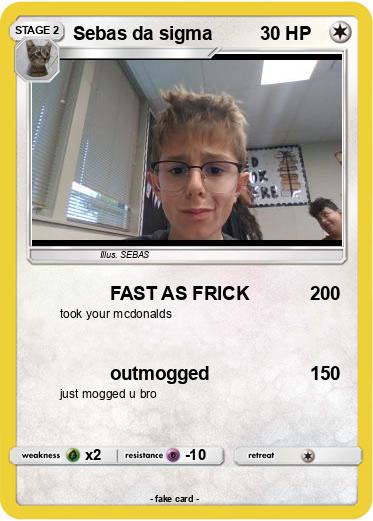 Pokemon Sebas da sigma