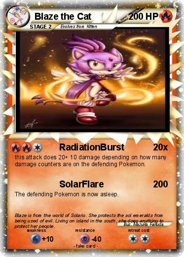Pokemon Blaze the Cat