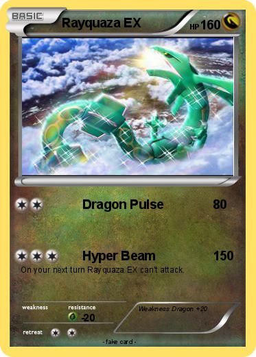 Pokemon Rayquaza EX