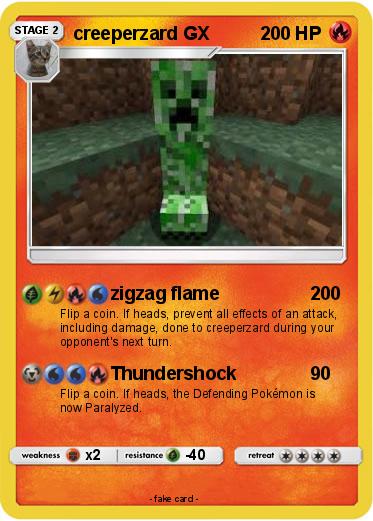 Pokemon creeperzard GX