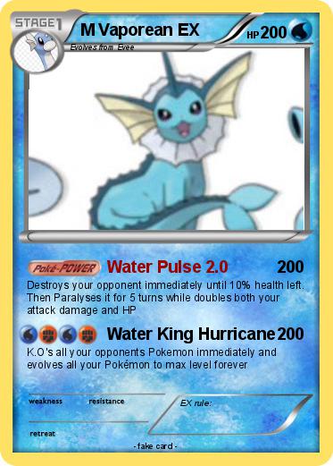 Pokemon M Vaporean EX