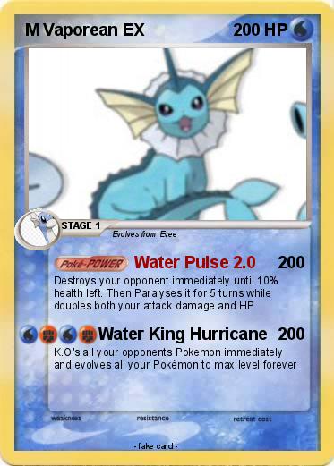 Pokemon M Vaporean EX