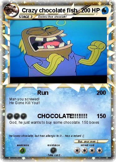 Pokemon Crazy chocolate fish