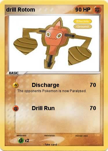 Pokemon drill Rotom