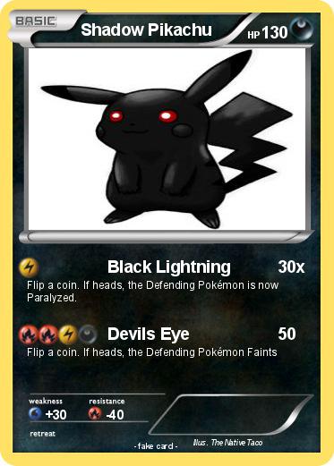 Pokemon Shadow Pikachu