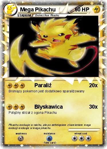 Pokemon Mega Pikachu
