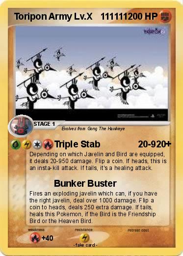 Pokemon Toripon Army Lv.X   111111