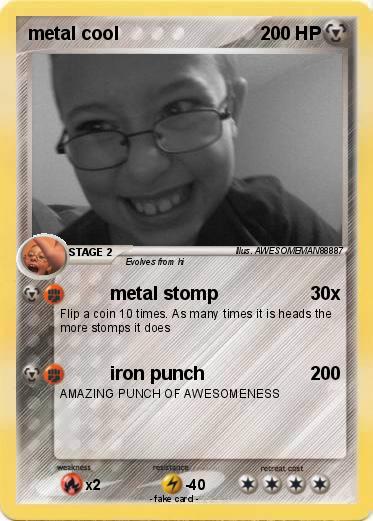 Pokemon metal cool