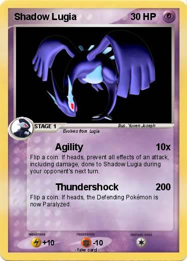 Pokemon Shadow Lugia