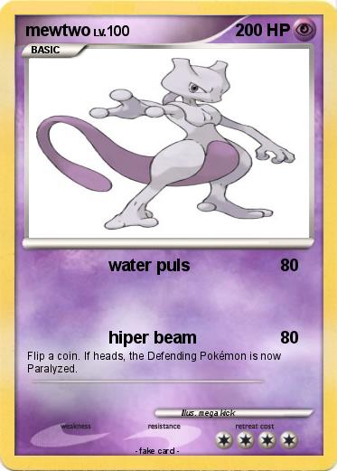 Pokemon mewtwo